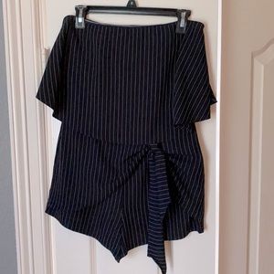 Pinstripe Romper